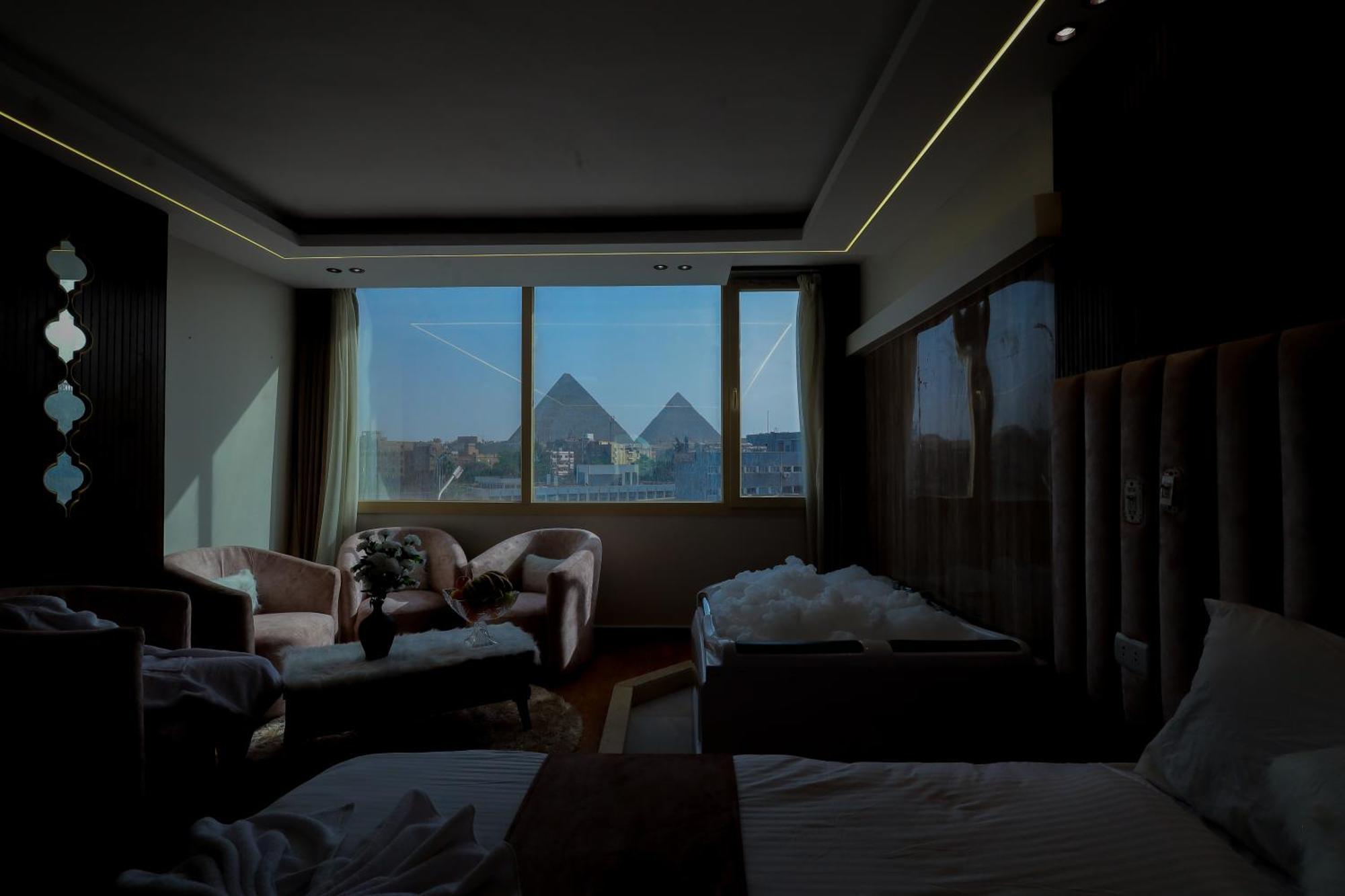 The Muse Pyramids Inn Kafret el-Gabal Exterior photo