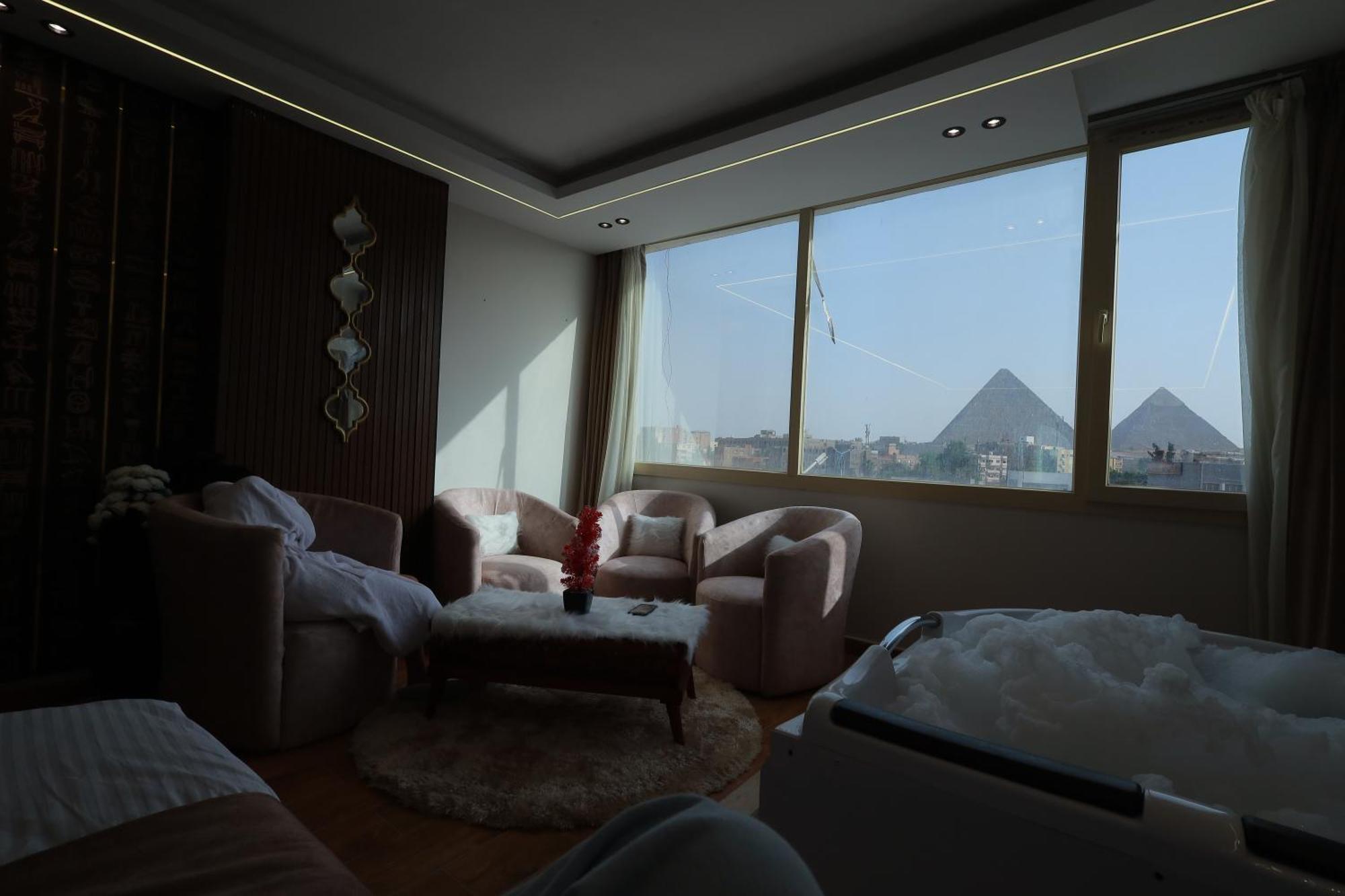 The Muse Pyramids Inn Kafret el-Gabal Exterior photo
