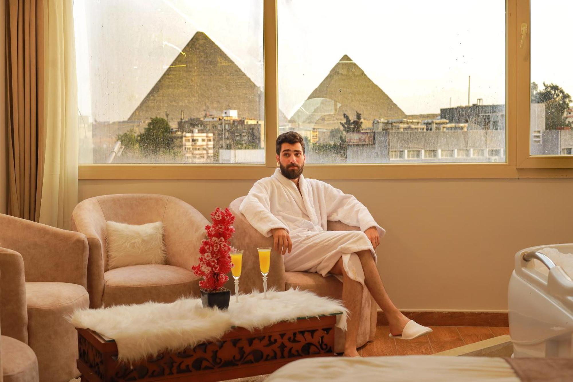 The Muse Pyramids Inn Kafret el-Gabal Exterior photo